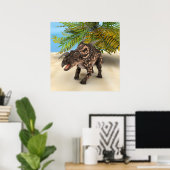 Dinosaurier Einiosaurus Poster (Heimbüro)