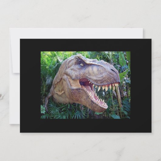Dinosaurier-Einladung Einladung (Vorderseite)