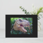 Dinosaurier-Einladung Einladung (Stehend Vorderseite)