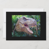 Dinosaurier-Einladung Einladung (Rückseite)
