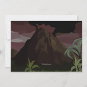 Dinosaurier-Einladung Einladung (Rückseite)