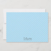 Dinosaurier-Einladung - Junge Geburtstag / Babydus Einladung (Rückseite)