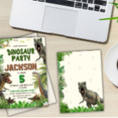 Dinosaurier-Einladung P Einladung