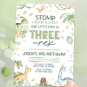 Dinosaurier Einladung zum Geburtstag, EDITABLE Thr