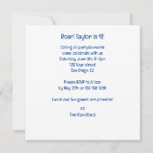 Dinosaurier Einladung zum Geburtstag, Stegosaurus (Rückseite)