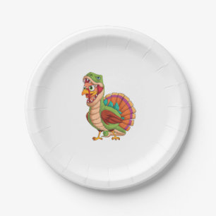 Dinosaurier Erntedank Boys Turkey Saurus T rex Tur Pappteller