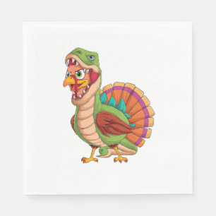 Dinosaurier Erntedank Boys Turkey Saurus T rex Tur Serviette