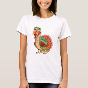 Dinosaurier Erntedank Boys Turkey Saurus T rex Tur T-Shirt