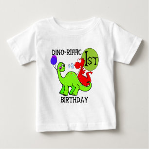 Dinosaurier-erste Geburtstags-T-Shirts und Baby T-shirt