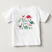 Dinosaurier erster Kindergeburtstag Baby T-shirt (Vorderseite)