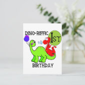 Dinosaurier Erstgeburt - Hemden und Geschenke Postkarte (Stehend Vorderseite)