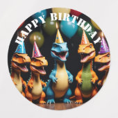 Dinosaurier Etiketten (Design 1)