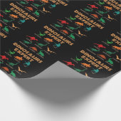 Dinosaurier Expert Boys Girls Dino T-rex Spinosaur Geschenkpapier (Ecke)