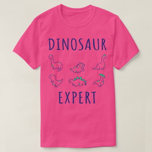 Dinosaurier Experte IV T-Shirt (Design vorne)