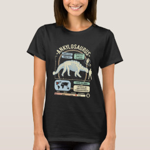 Dinosaurier Fakten - Ankylosaurus Science & Anatom T-Shirt