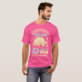 Dinosaurier Fakten - Stegosaurus Science Anatomie T-Shirt (Vorne ganz)