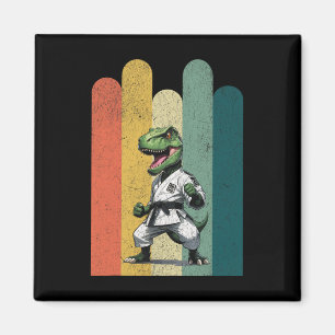 Dinosaurier-Fans mutig Karate Stolz Mut Stärke  Magnet