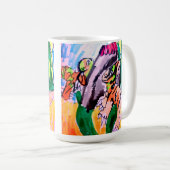 Dinosaurier Felsen  Kaffeetasse (VorderseiteRechts)