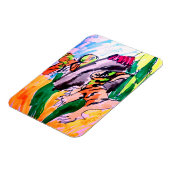 Dinosaurier Felsen Magnet (Linke Seite)