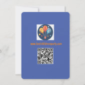 Dinosaurier-Flachkarte für Handdruck (Rückseite)