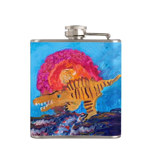 Dinosaurier Flachmann (Rückseite)