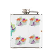 Dinosaurier Flachmann (Rückseite)