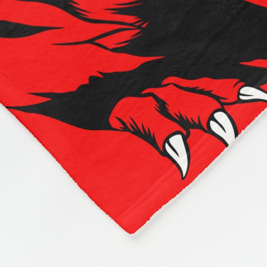 Dinosaurier Fleecedecke (Ecke)