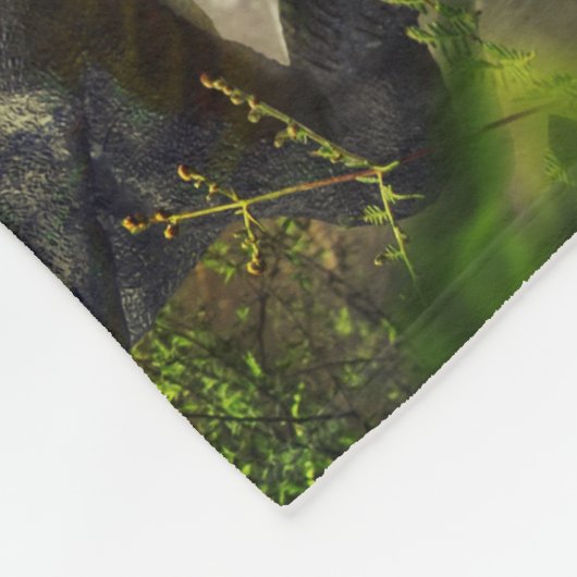 Dinosaurier Fleecedecke (Ecke)