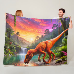 Dinosaurier Fleecedecke