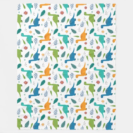 Dinosaurier! Fleecedecke (Vorderseite)