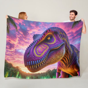 Dinosaurier Fleecedecke