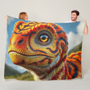 Dinosaurier Fleecedecke