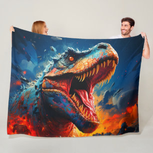 Dinosaurier Fleecedecke