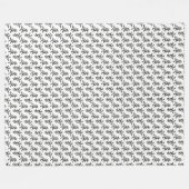 Dinosaurier Fleecedecke (Vorderseite (Horizontal))