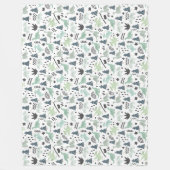 Dinosaurier! Fleecedecke. Fleecedecke (Vorderseite)