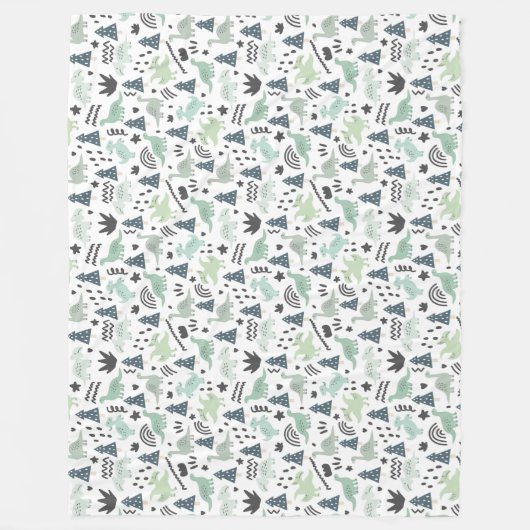 Dinosaurier! Fleecedecke. Fleecedecke (Vorderseite)