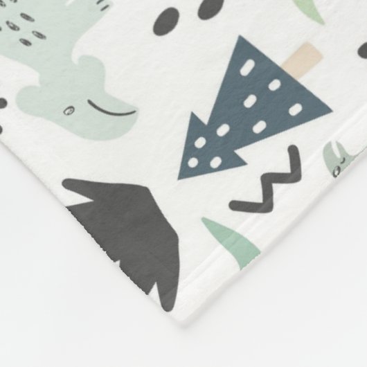 Dinosaurier! Fleecedecke. Fleecedecke (Ecke)