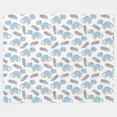 Dinosaurier! Fleecedecke. Fleecedecke (Vorderseite (Horizontal))