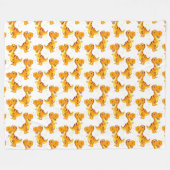 Dinosaurier! Fleecedecke. Fleecedecke (Vorderseite (Horizontal))