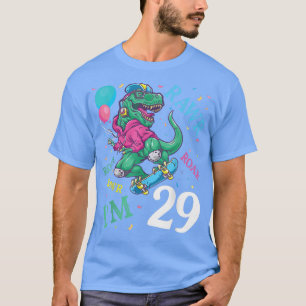 Dinosaurier fliegen und Balloons rawr Roar Geburts T-Shirt
