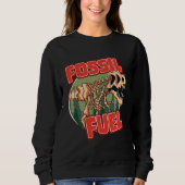 Dinosaurier "Fossil Fuel" Sweatshirt (Vorderseite)