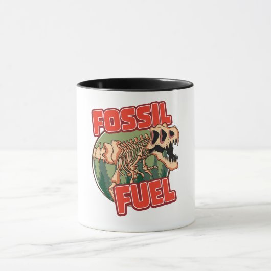 Dinosaurier "Fossil Fuel" Tasse (Zentrum)