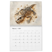 Dinosaurier-Fossilien – Prähistorisches Fossil Kalender (Feb 2027)