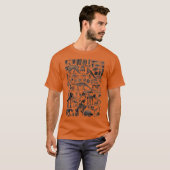 Dinosaurier Fossils TRex Paleontology Vintages Ges T-Shirt (Vorne ganz)