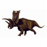 Dinosaurier-Foto-Skulptur Pentaceratops 1 Greg Freistehende Fotoskulptur<br><div class="desc">Von der Farbkunst durch Gregory Paul. Eins von zwei Pentaceratops verfügbar. (Das andere führt sein Schild.) vor</div>