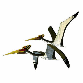 Dinosaurier-Foto-Skulptur Pterosaurs Gregory Paul Freistehende Fotoskulptur