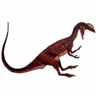 Dinosaurier-Foto-SkulpturDilophosaurus Greg Paul Freistehende Fotoskulptur