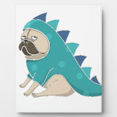 Dinosaurier Fotoplatte (Vorderseite)