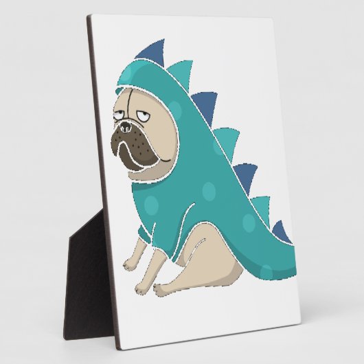 Dinosaurier Fotoplatte (Seite)