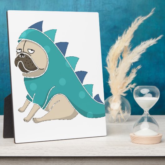 Dinosaurier Fotoplatte (Seite)